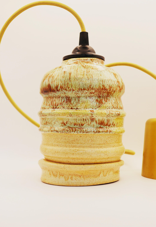 Lampa wisząca ceramiczna Dzwonek