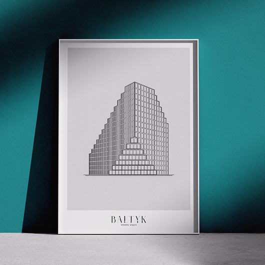 Plakat Architektura - Poznań - Bałtyk