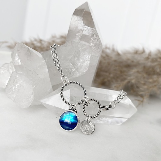 Srebrna bransoletka - Nadmorskie pejzaże