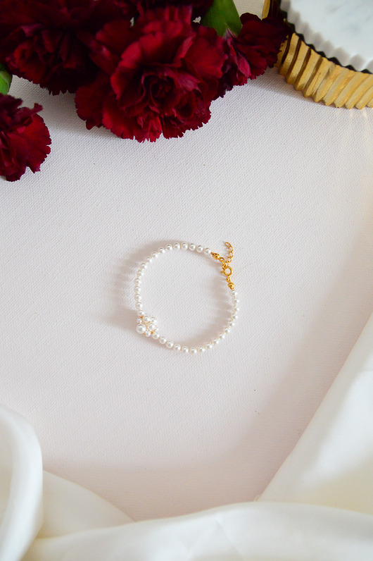 Bransoletka z perłami Swarovskiego