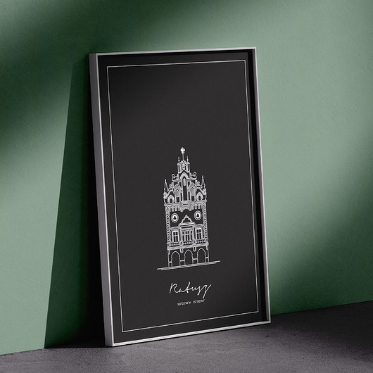 Plakat Architektura - Rzeszów - Ratusz