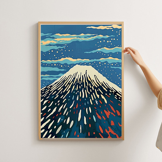 Plakat Magiczny krajobraz z Fudżi