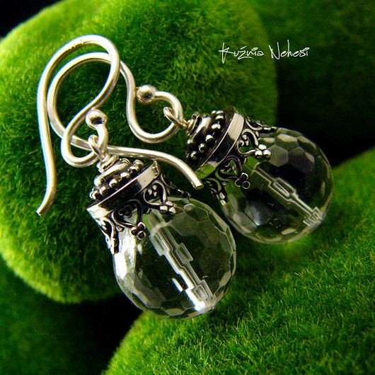 Kolczyki Ice - Kryształ Górski Srebro