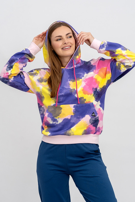 Bluza z kapturem ,,PEŁNA BARW