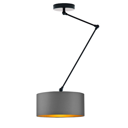 Żyrandol do salonu z regulacją kąta padania światła NEWA GOLD