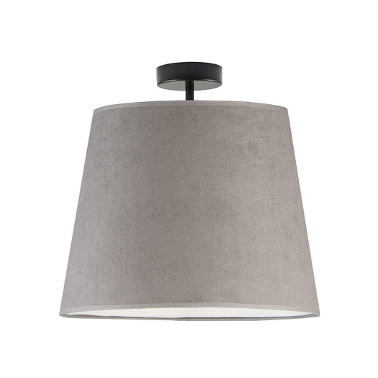 Skandynawski plafon do jadalni KAIR VELUR w kolorze szarości