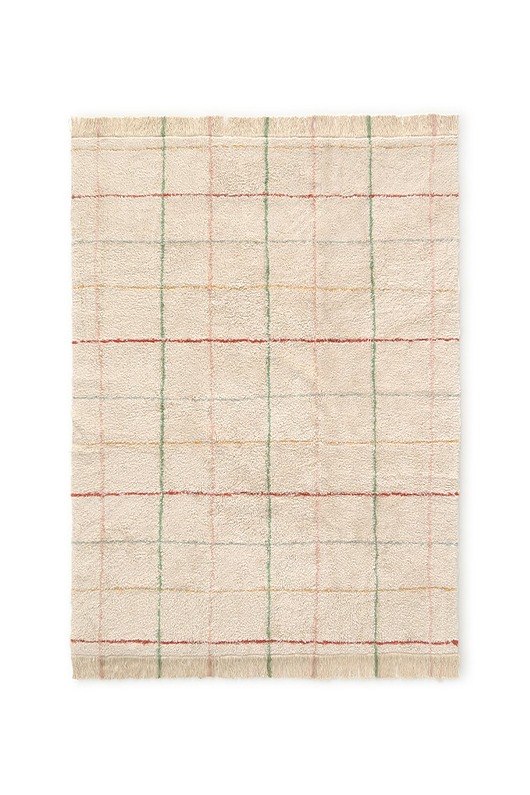 Dywan bawełniany Kolorowe Linie 140 x 200 cm, Farm, Lorena Canals