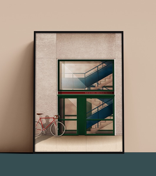 Plakat Barbican Estate, London