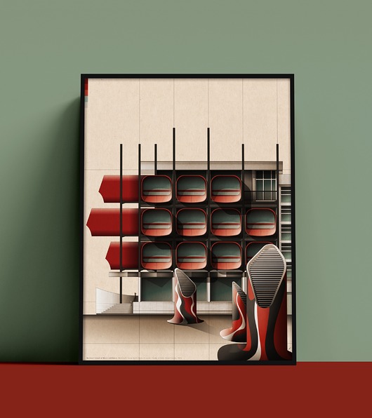 Plakat Konserwatorium muzyczne, pod Paryżem