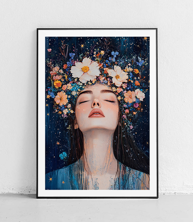 Plakat Kwiatowy sen kobiety
