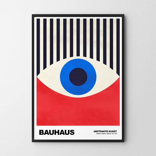 Plakat Bauhaus Colorful Eye