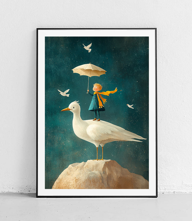 Plakat Podróż na skrzydłach marzeń