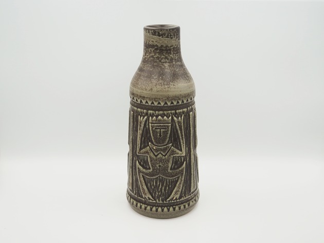 Wazon ceramiczny, duński design, lata 60, produkcja: Johgus Bornholm Keramik