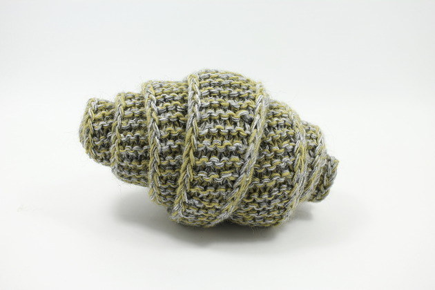 Dziergany na drutach szalik Esse