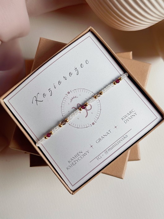 Bransoletka z kamieniami dla zodiakalnego Koziorożca