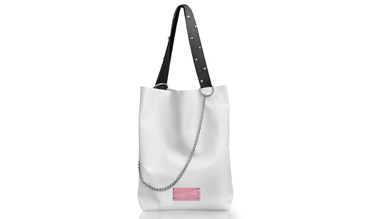 SHOPPER skóra naturalna BIAŁY