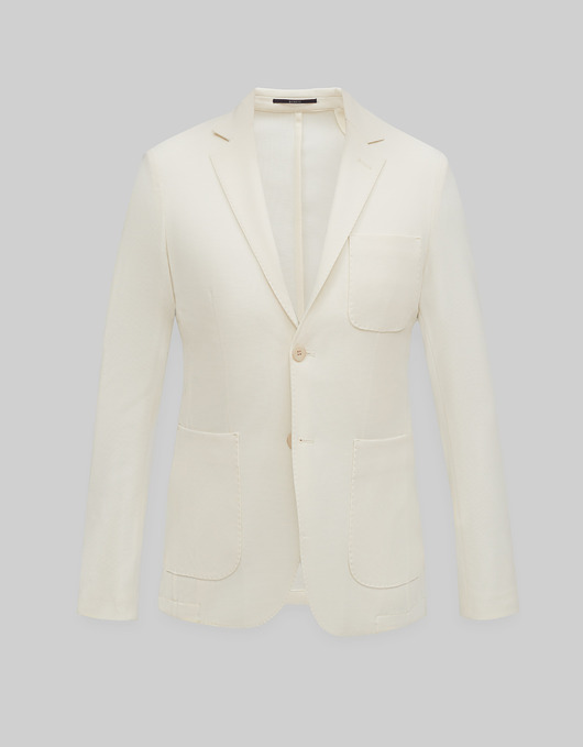 Męska marynarka genoni ecru slim fit