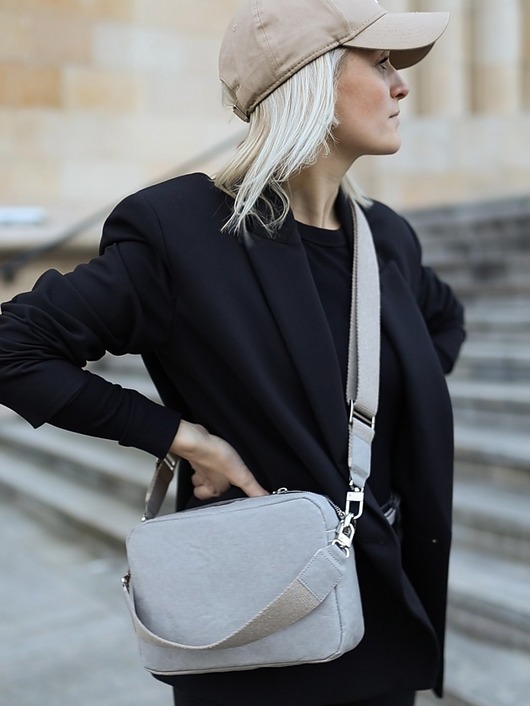 Listonoszka MELODY Crossbody kaszmirowy szary