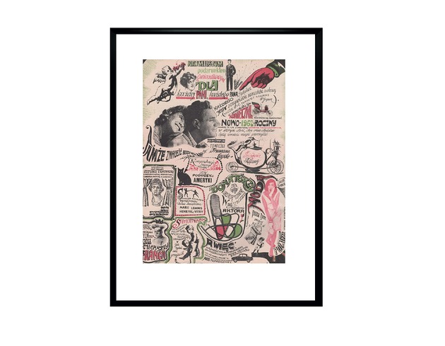 Plakat Kolaż zwiastujący kolejny numer Ty i Ja z okładką H. Tomaszewskiego 1961