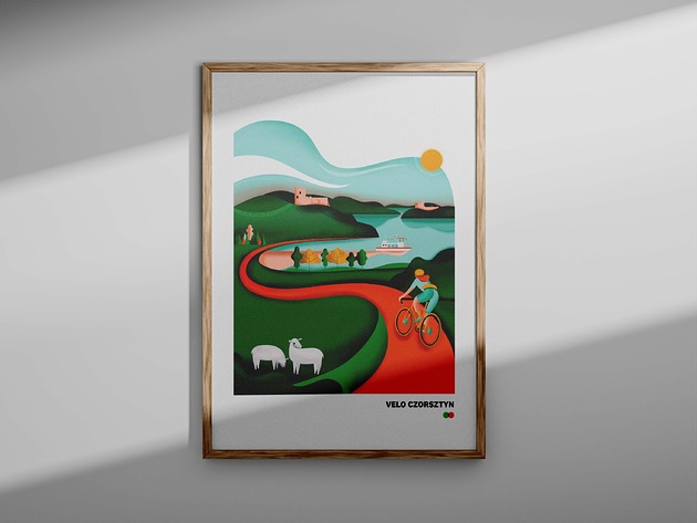 Plakat Rowerowy Velo Czorsztyn