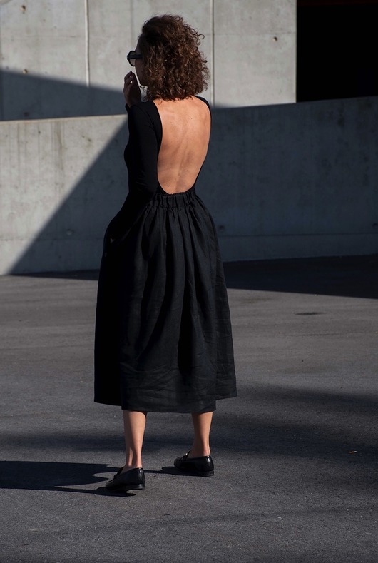 Lniana spódnica KAYO 100% LEN