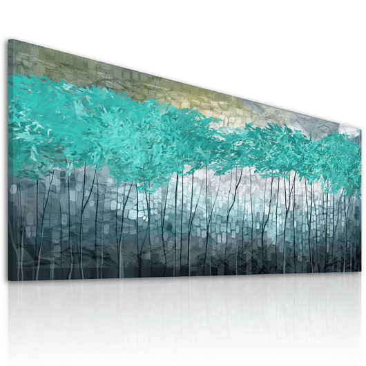 Obraz na płotnie pejzaż, las, drzewa- 150x60cm