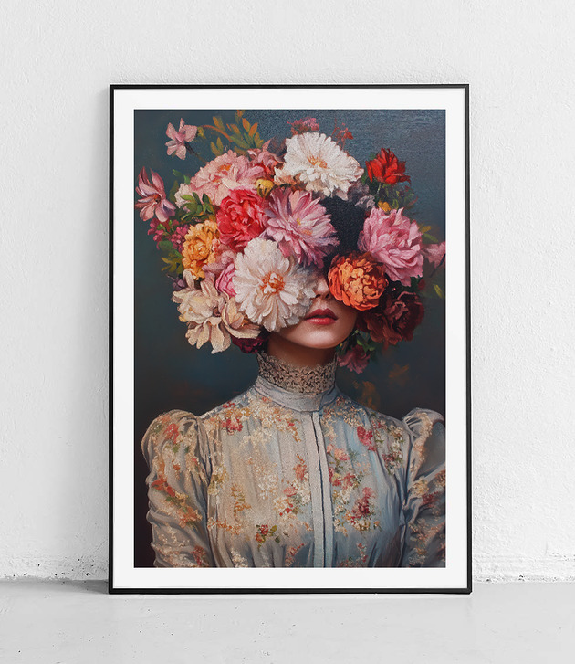 Plakat Romantyczna Elegancja Kwiatów