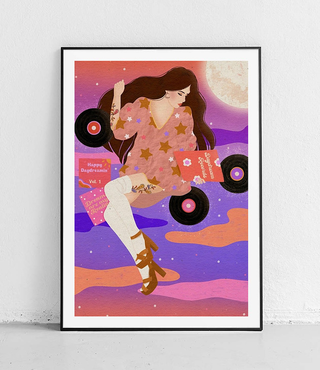 Plakat Podróż po Nocnym Niebie