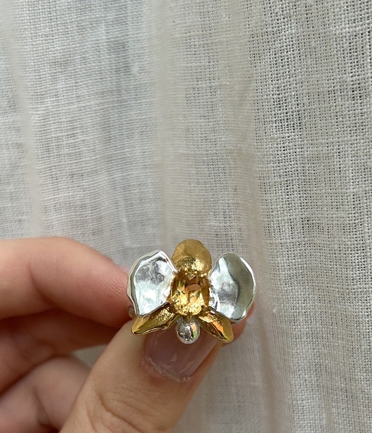 Pierścionek orchidea