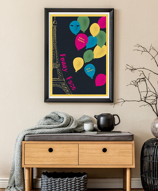 Zabawna buzia - Funny Face - plakat fine art