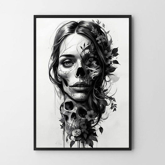 Plakat Zombie girl v2