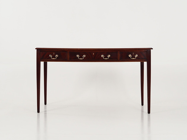 Biurko mahoniowe, duński design, lata 70, produkcja: Dania