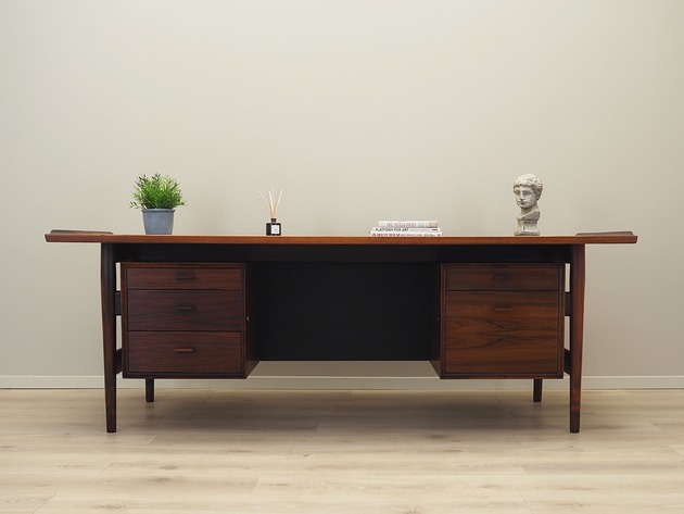 Biurko palisandrowe, duński design, lata 60, Arne Vodder, Sibast