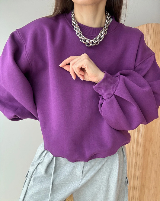 Bluza Enjoyable royal purple