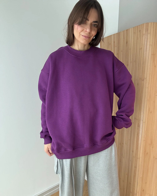 Bluza Cheer long royal purple
