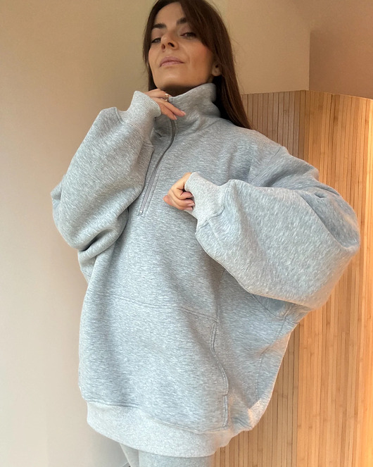 Bluza Patchouli zamek light grey Poprzedni Następny