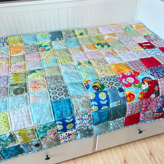 Narzuta patchwork Ombre 115x165 cm