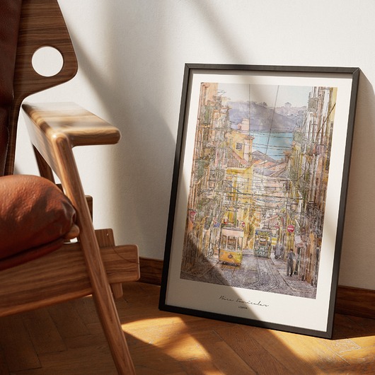 Plakat Lizbona - Bica Funicular