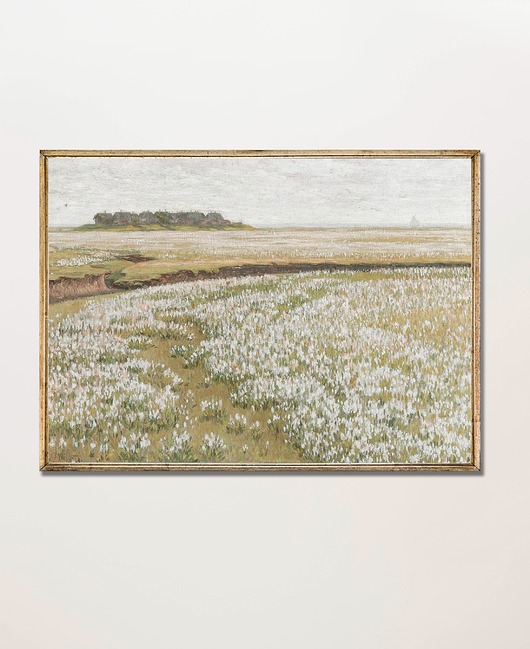 Plakat Vintage Wiosenna łąka