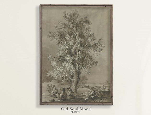 Plakat Szkic drzewa 1