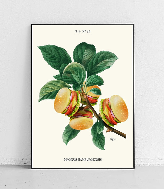 Plakat Drzewo hamburgerowe