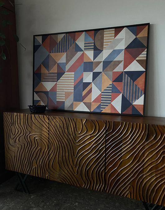 Geometric abstract - dekoracje wnętrz