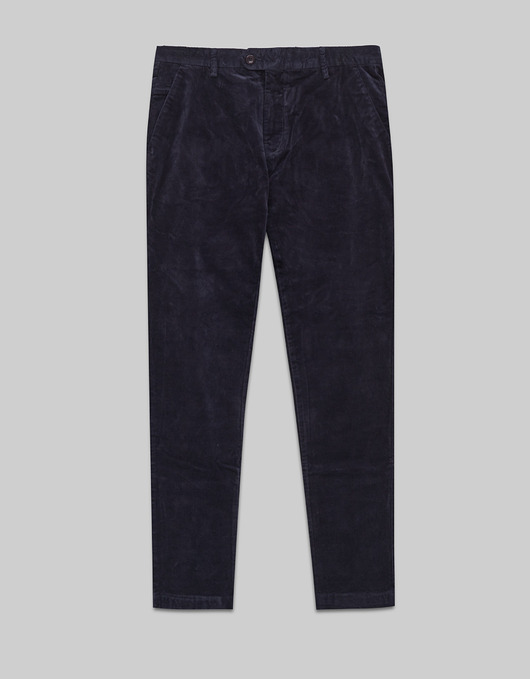 Spodnie doberdo granatowy slim fit