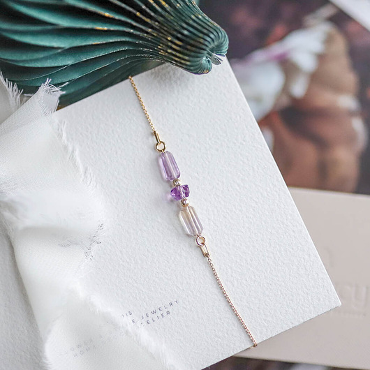 Bransoletka z ametrynem