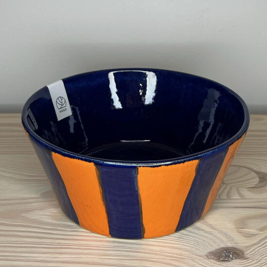 Miska granatowo-pomarańczowa