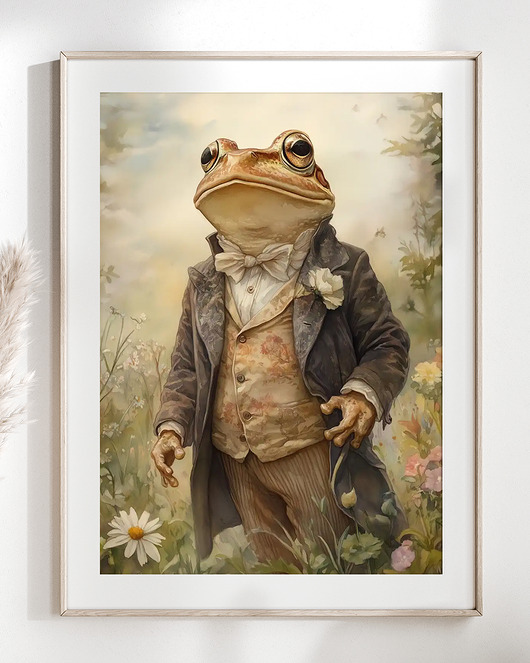 Plakat Baśniowa żaba