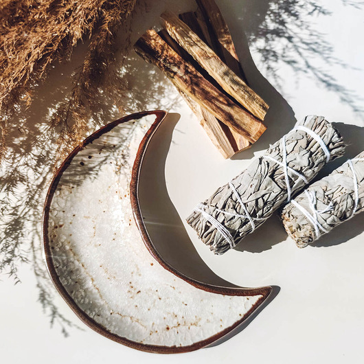 Zestaw kadzidła: Księżycowe Oczyszczenie - Biały Kryształ