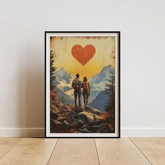 Plakat - Kocham góry!