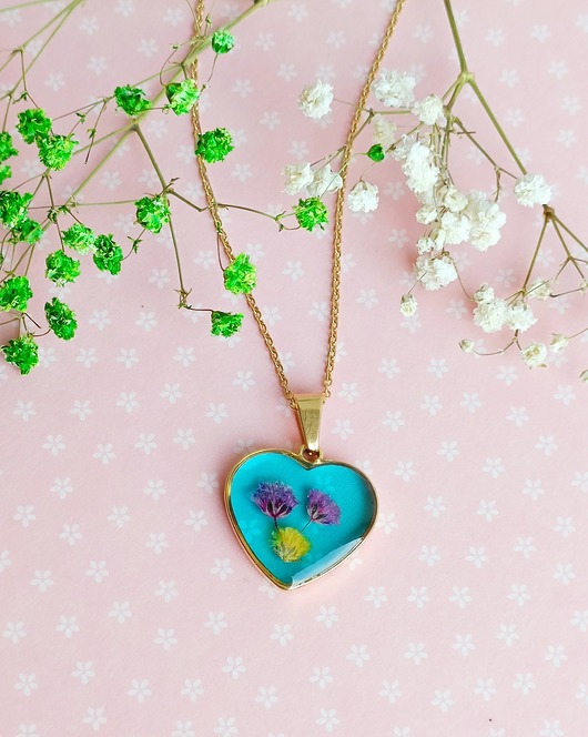 Wyjątkowy naszyjnik Dzika MARCHEWKA SERCE