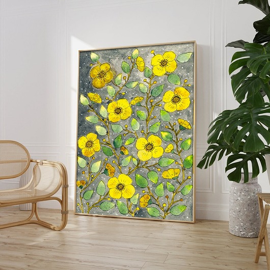 Plakat. Kwiaty